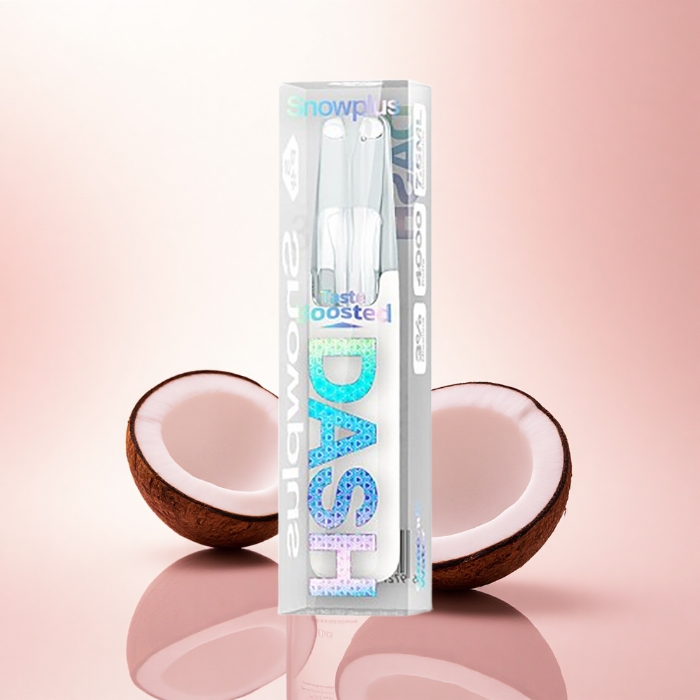 Snowplus Dash 4000 Puffs Coconut Water Ceramic 530mAh 5% Nicotine