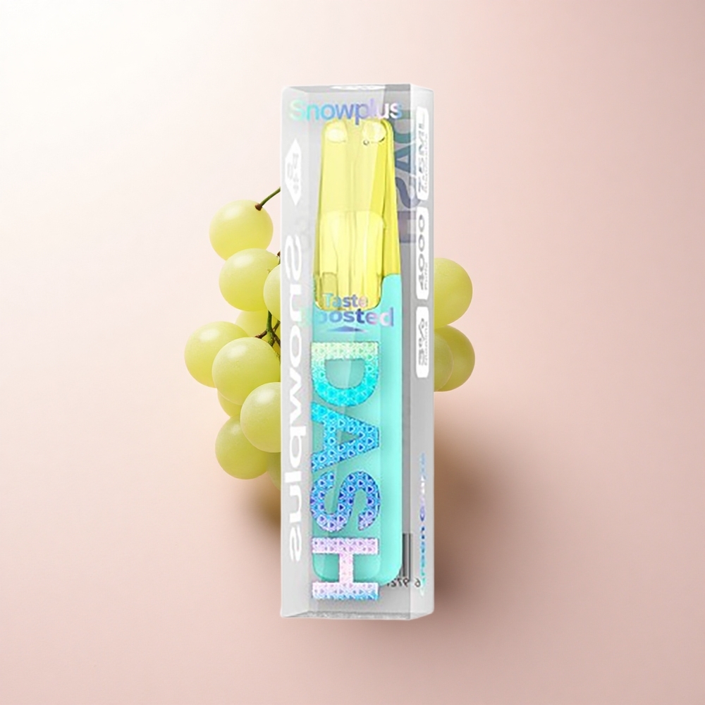 Snowplus Dash 4000 Puffs Green Grape Ceramic 530mAh 3% Nicotine