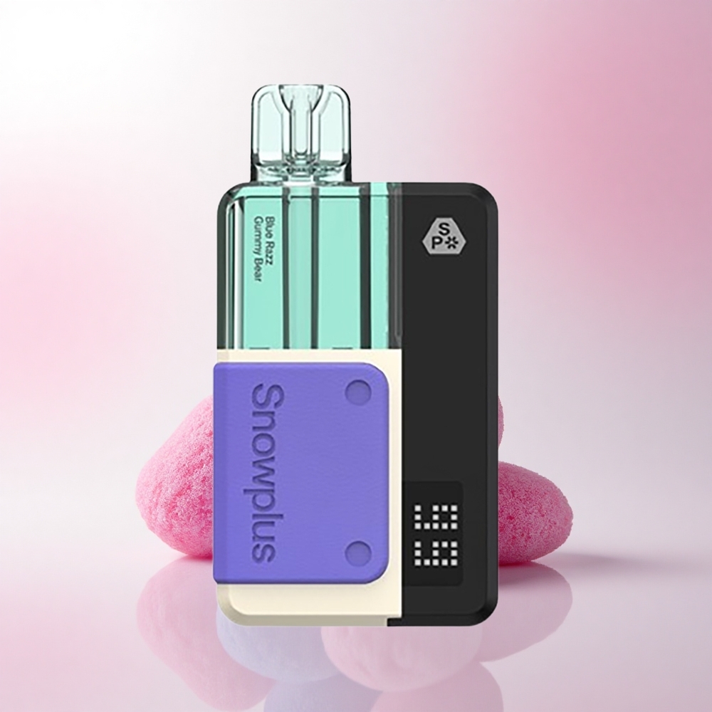 Snowplus Swift 5000 Puffs Blue Razz Gummy Bear Dual Mesh 1000mAh 2% Nicotine