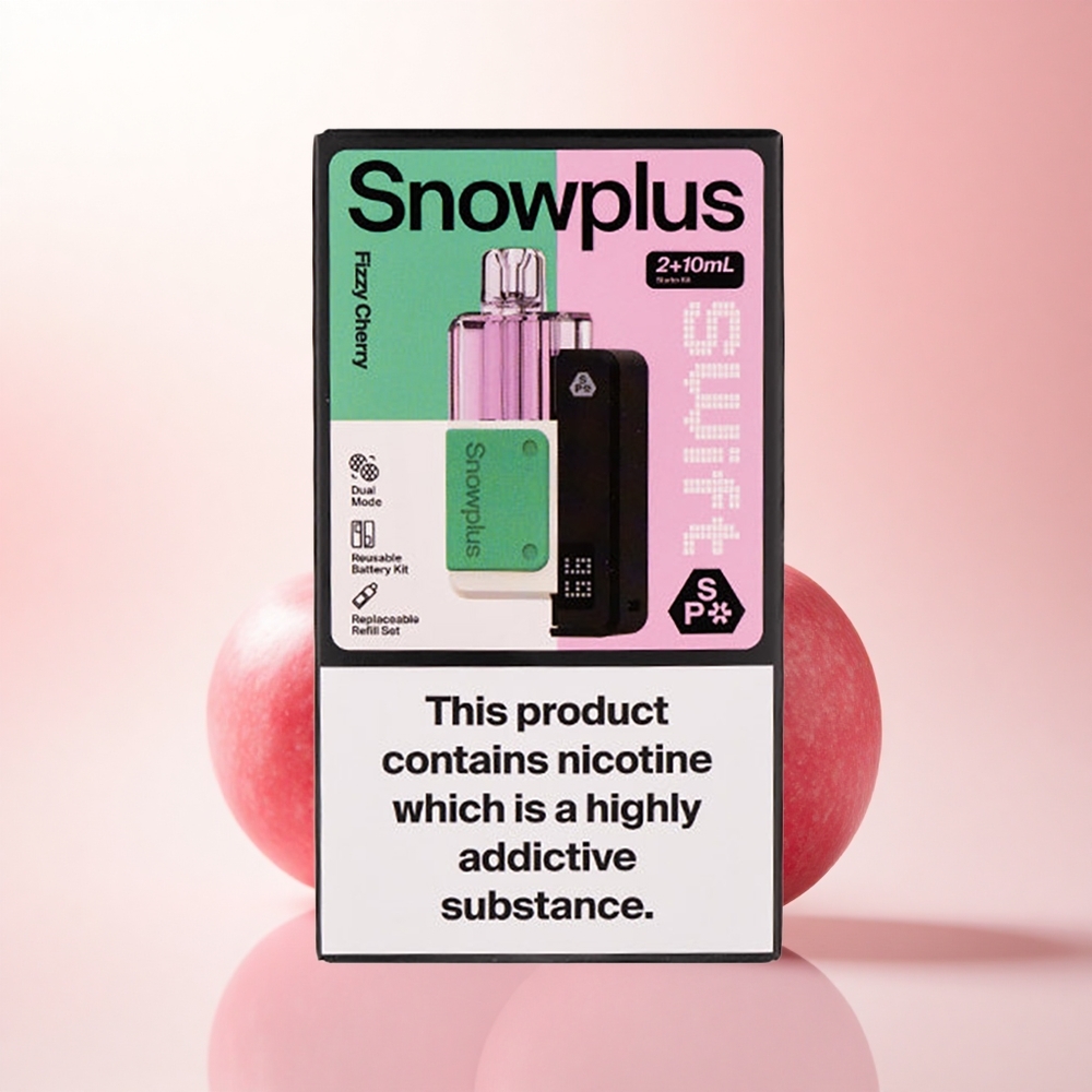 Snowplus Swift 5000 Puffs Fizzy Cherry Dual Mesh 1000mAh