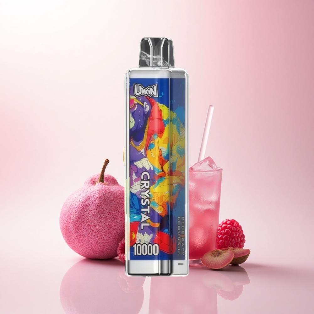 Uwin Crystal 10000 Puffs Blue Razz Lemonade 18ml 650mAh RGB