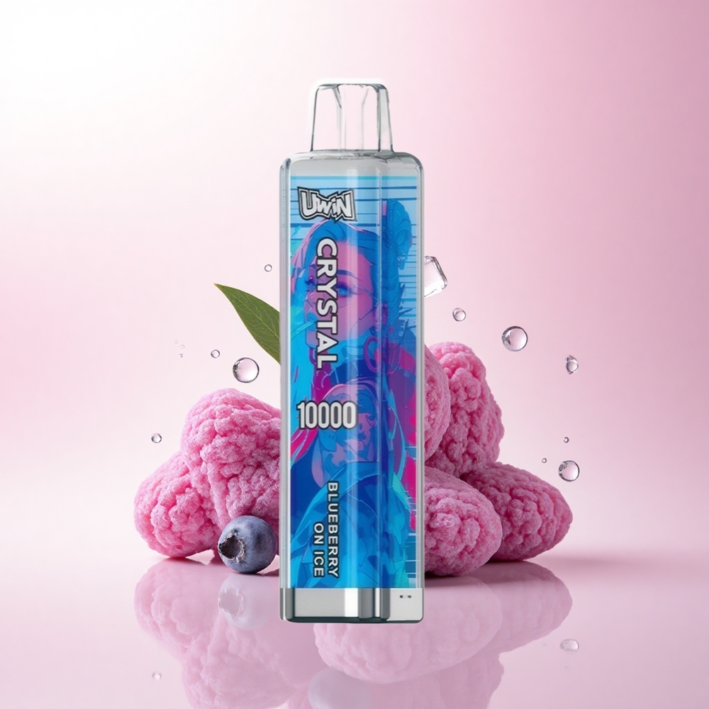 Uwin Crystal 10000 Puffs Blueberry On Ice with RGB & 650mAh
