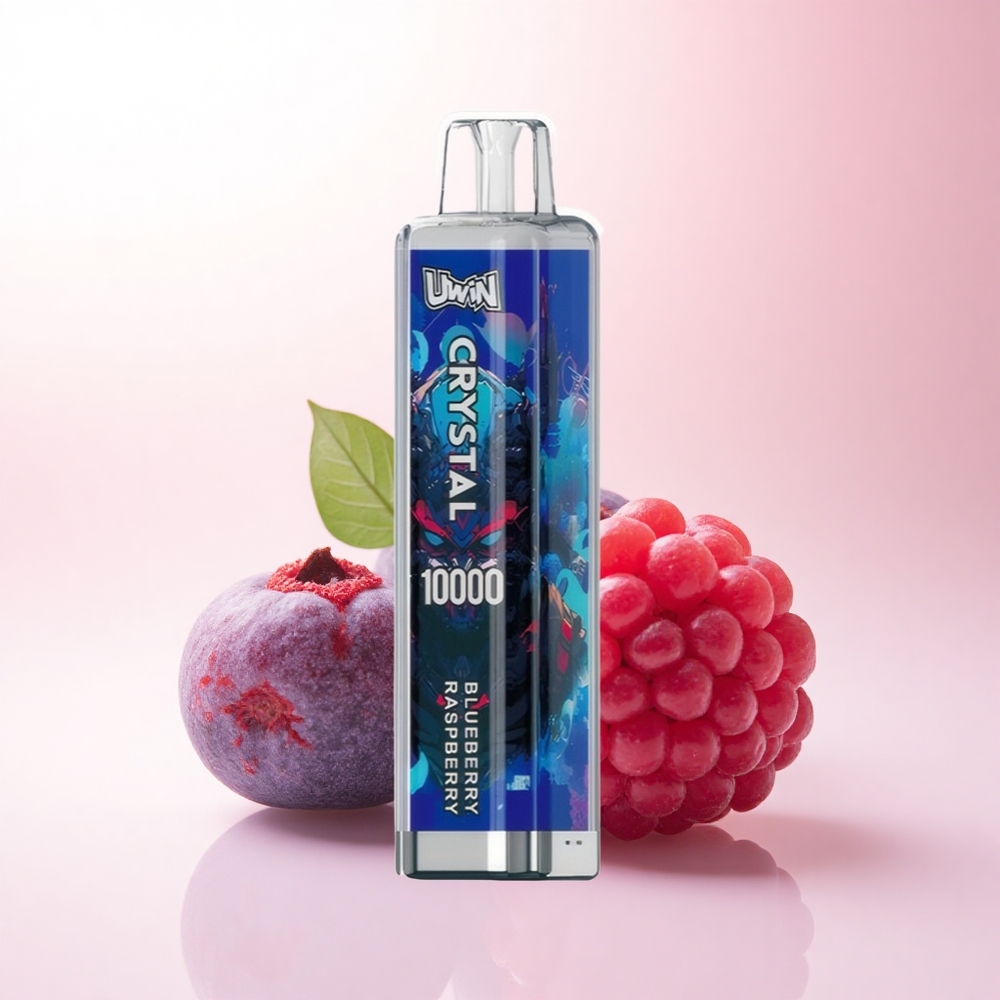 Uwin Crystal 10000 Puffs Blueberry Raspberry RGB 650mAh 18ml 0.8 Ohm