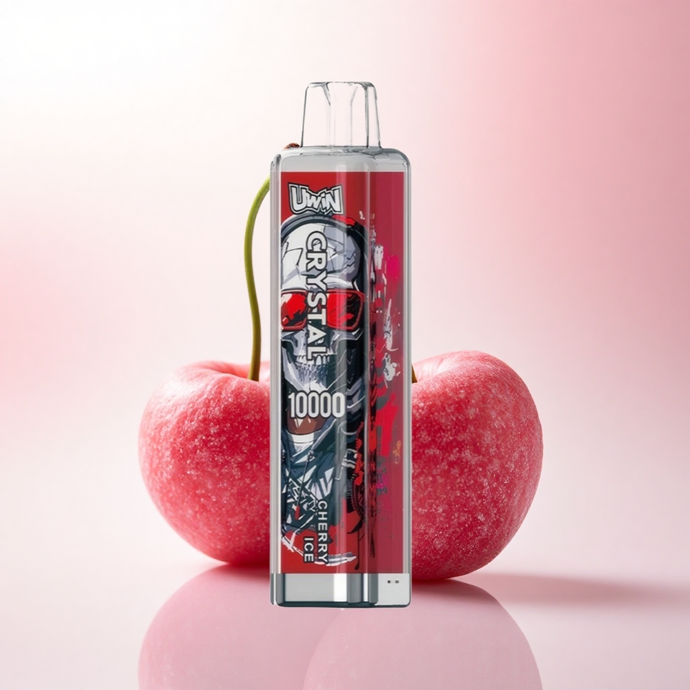 Uwin Crystal 10000 Puffs Cherry Ice RGB 650mAh 18ml