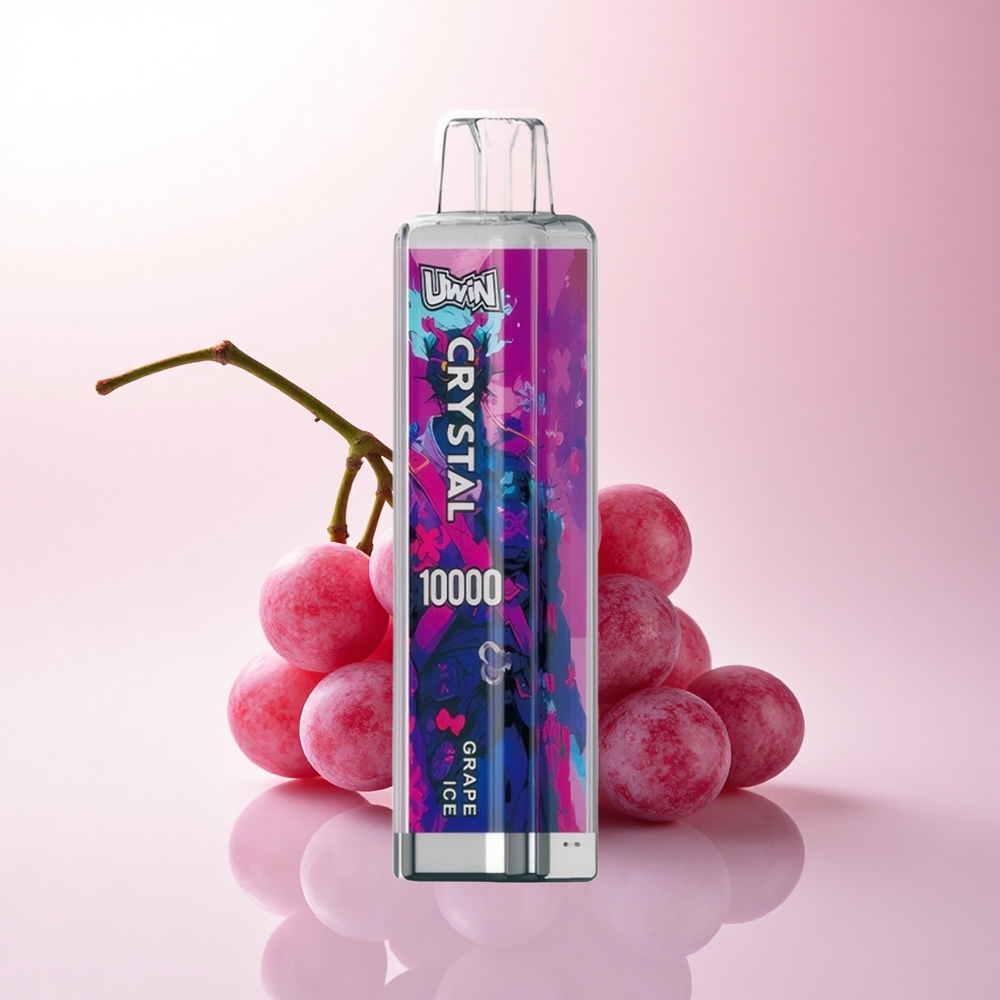 Uwin Crystal 10000 Puffs Grape Ice RGB 650mAh 18ml Rechargeable