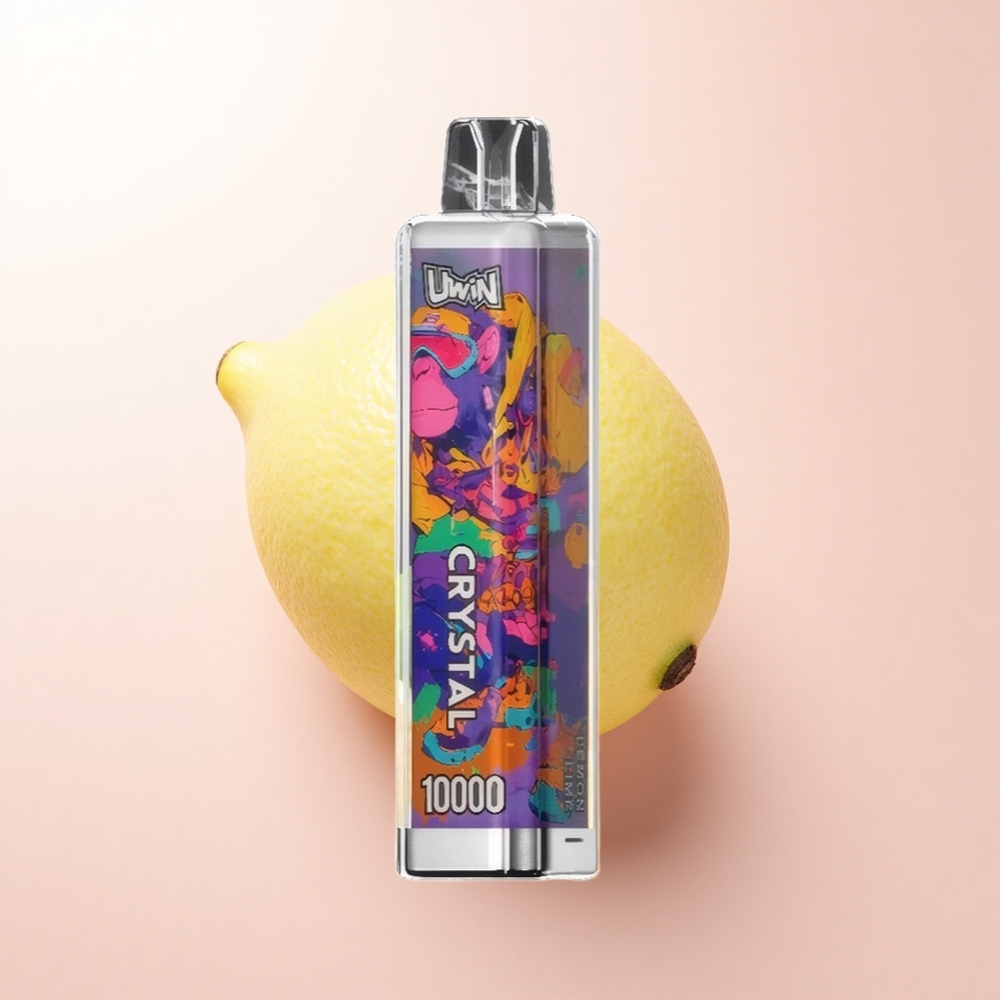 Uwin Crystal 10000 Puffs Lemon Lime RGB 650mAh 18ml Mesh Coil