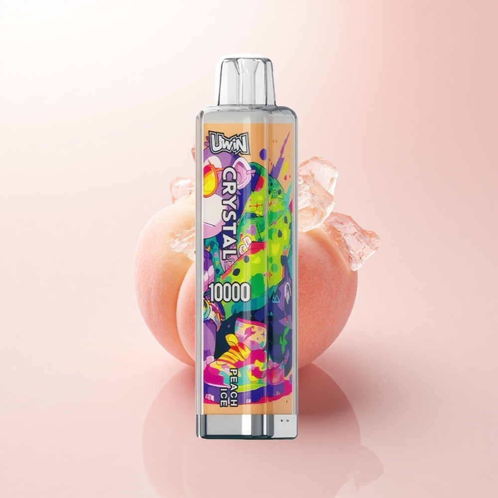 Uwin Crystal 10000 Puffs Peach Ice RGB 5% Nicotine 650mAh