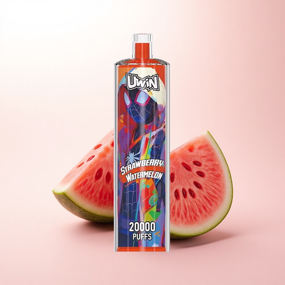 Uwin Shisha Hookah Crystal 20000 Puffs Strawberry Watermelon Mesh Coil 650mAh