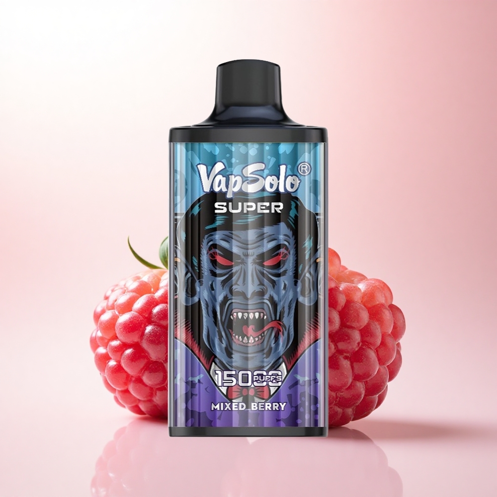 Vapsolo Super 15000 Puffs Mixed Berries 40ml 850mAh Type-C