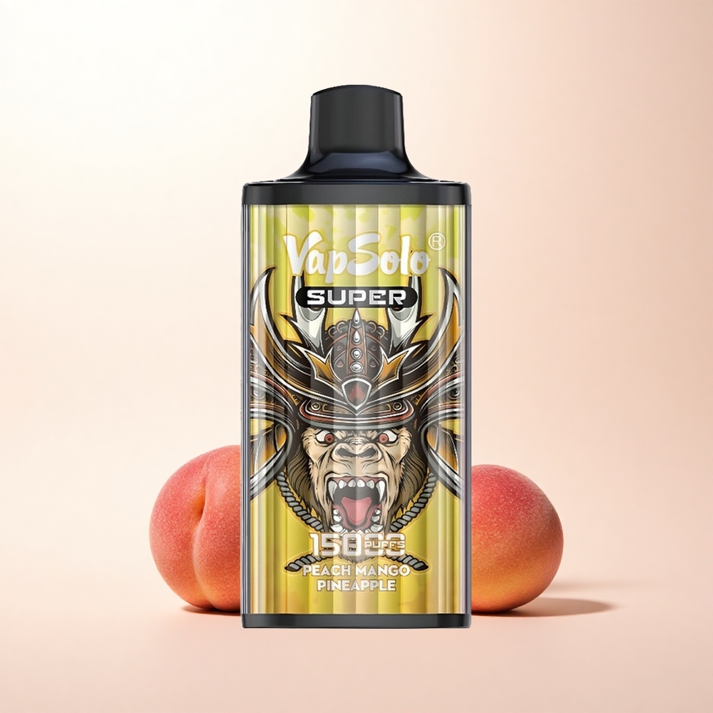 Vapsolo Super 15000 Puffs Peach Mango Pineapple 40ml 850mAh Type-C