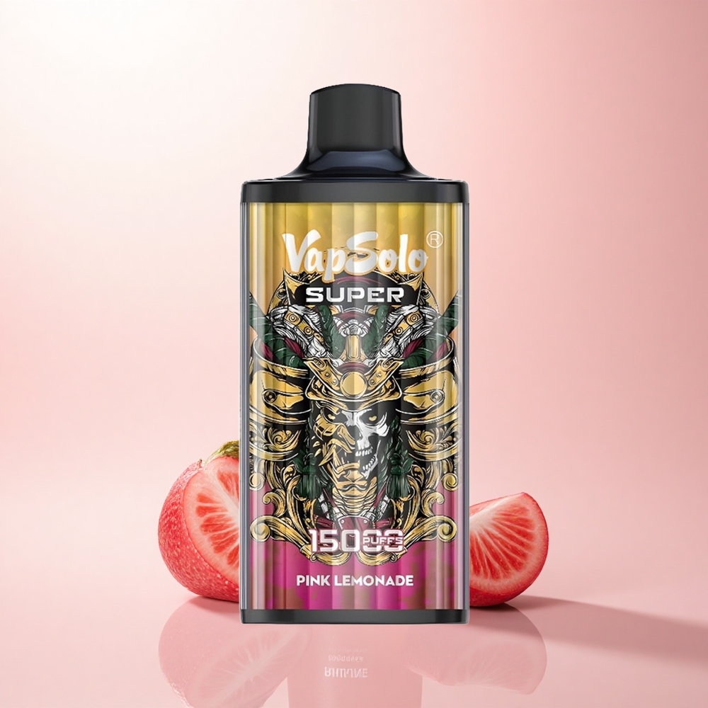 Vapsolo Super 15000 Puffs Super Pink Lemonade 40ml 850mAh Mesh