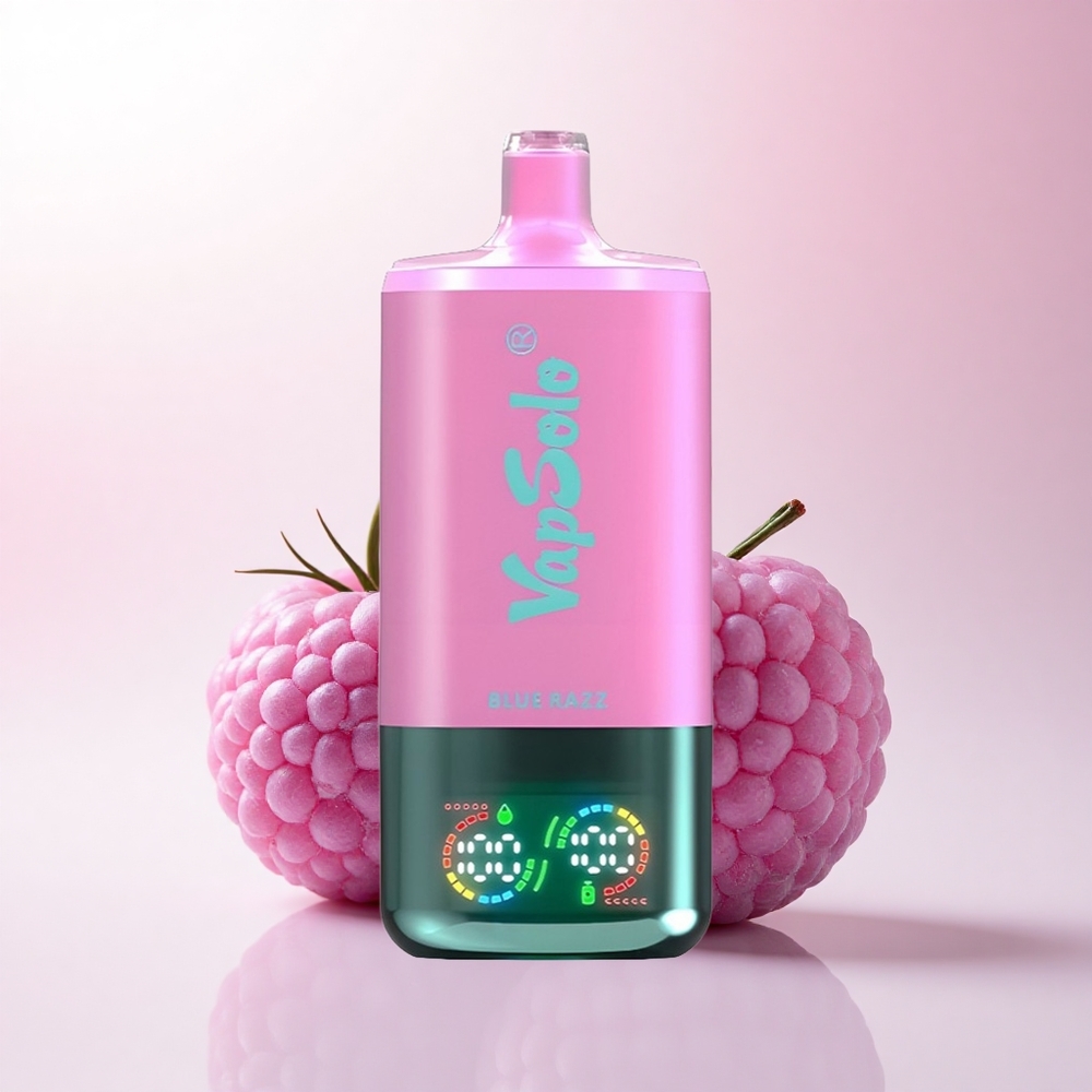 Vapsolo Triple 30000 Puffs Blue Razz Triple 40ml 50mg Nicotine Type-C