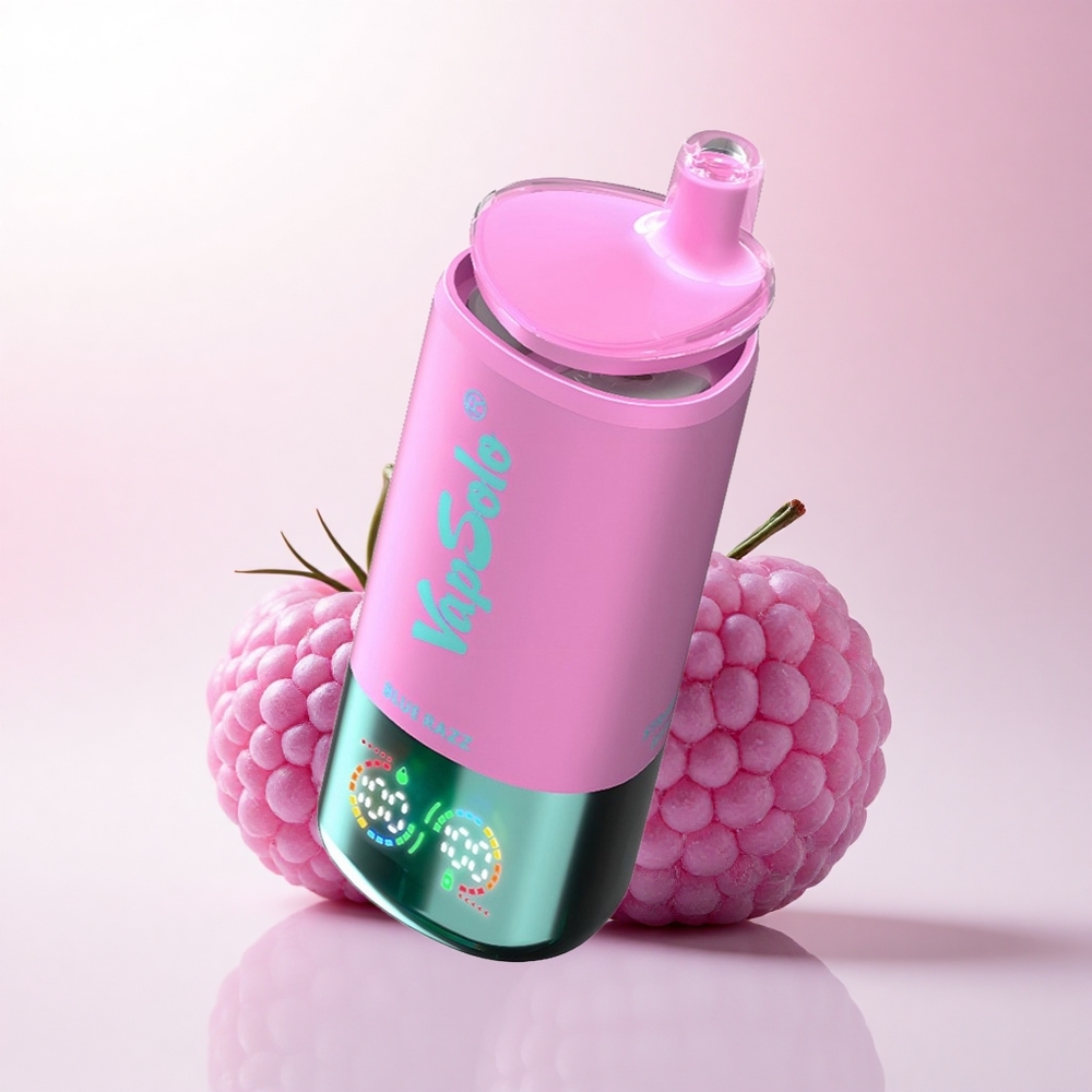 Vapsolo Triple 30000 Puffs Blue Razz Triple 40ml 50mg Nicotine Type-C