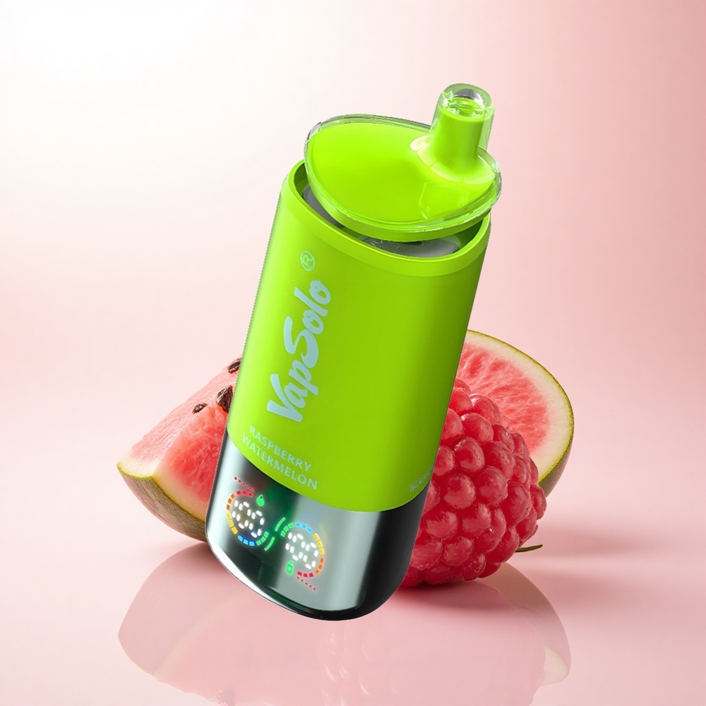 Vapsolo Triple 30000 Puffs Raspberry Watermelon 40ml Type-C 20mg Nicotine