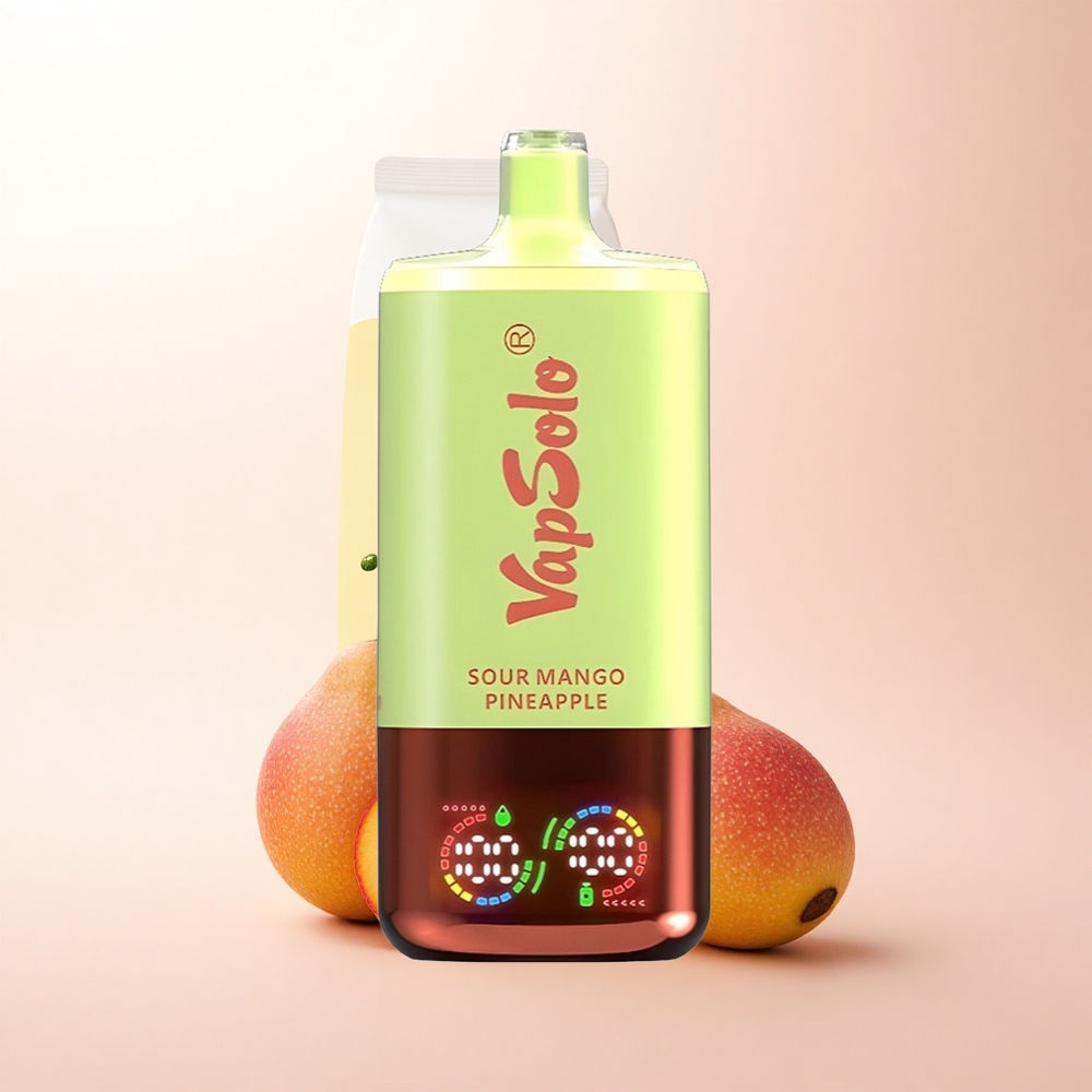 Vapsolo Triple 30000 Puffs Sour Mango Pineapple Type-C 40ml Nicotine