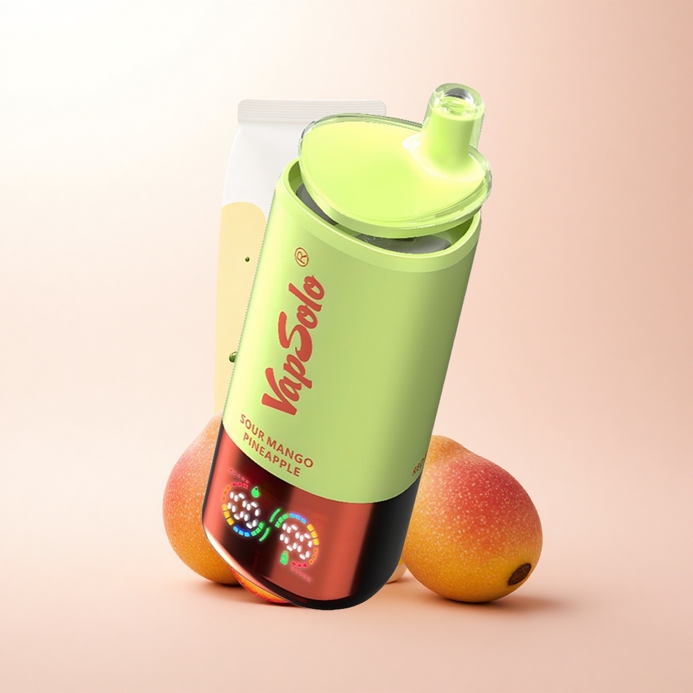 Vapsolo Triple 30000 Puffs Sour Mango Pineapple Type-C 40ml Nicotine