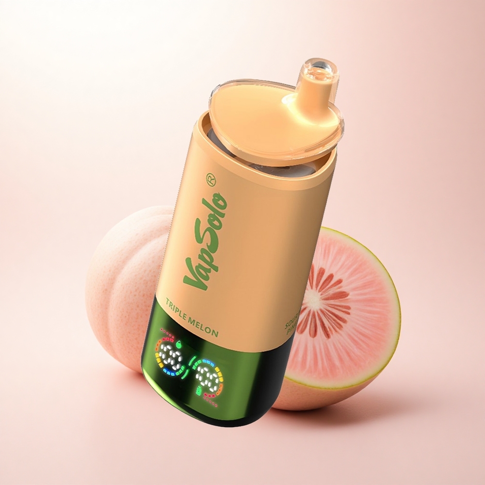 Vapsolo Triple 30000 Puffs Triple Melon 40ml 20mg Nicotine