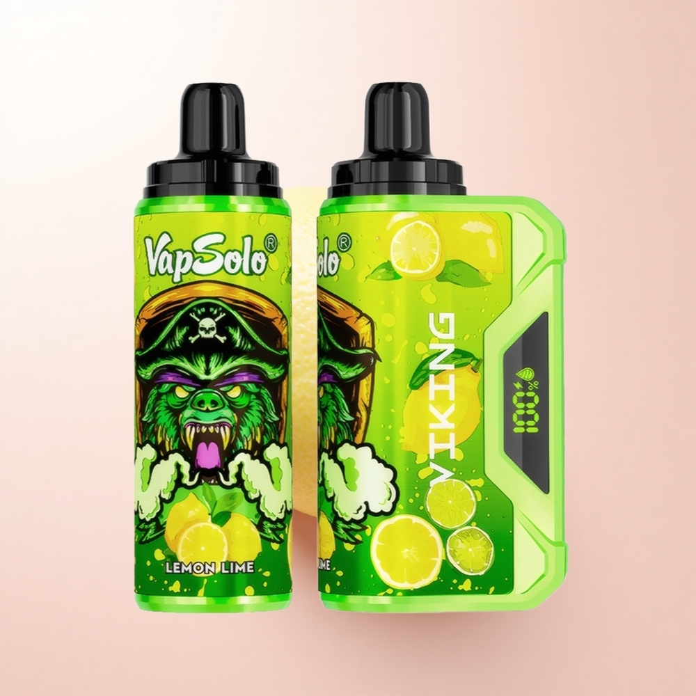 VapSolo VIKING 12000 Puffs Lemon Lime Type-C 22ml Nicotine Vape