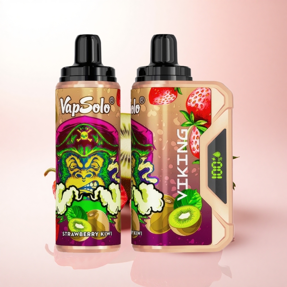 VapSolo VIKING 12000 Puffs Strawberry Kiwi Type-C 22ml 20mg Nicotine