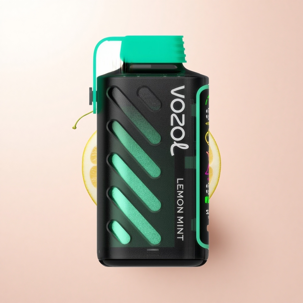 VOZOL Gear Power 20000 Puffs Lemon Mint Dual Mesh 20mL 5% Nicotine