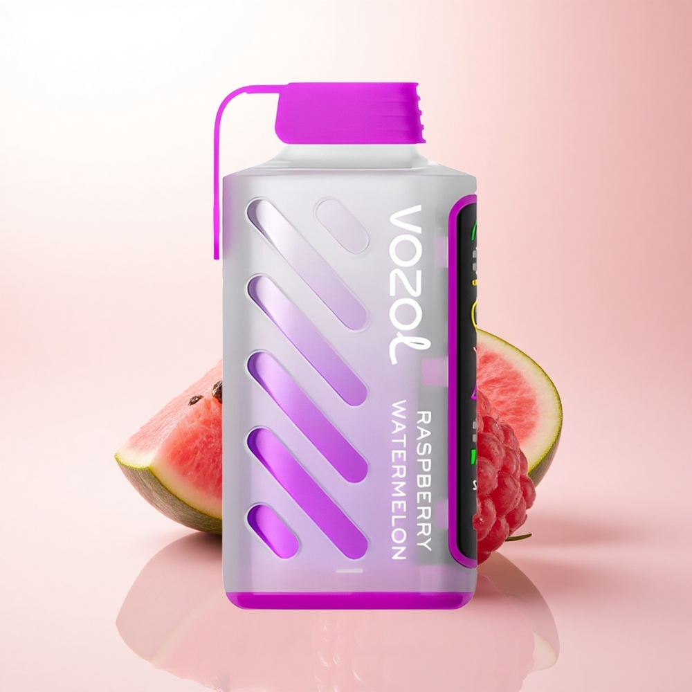 VOZOL Gear Power 20000 Puffs Raspberry Watermelon Dual Mesh 20mL 5% Nicotine