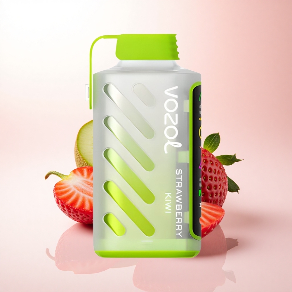VOZOL Gear Power 20000 Puffs Strawberry Kiwi Dual Mesh 20mL 5% Nicotine