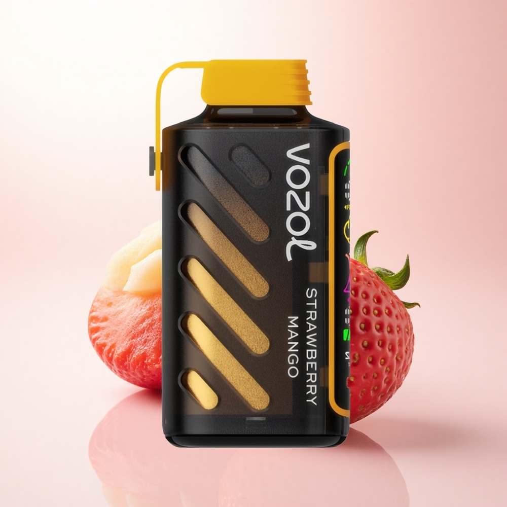 VOZOL Gear Power 20000 Puffs Strawberry Mango Dual Mesh 20mL 5% Nicotine