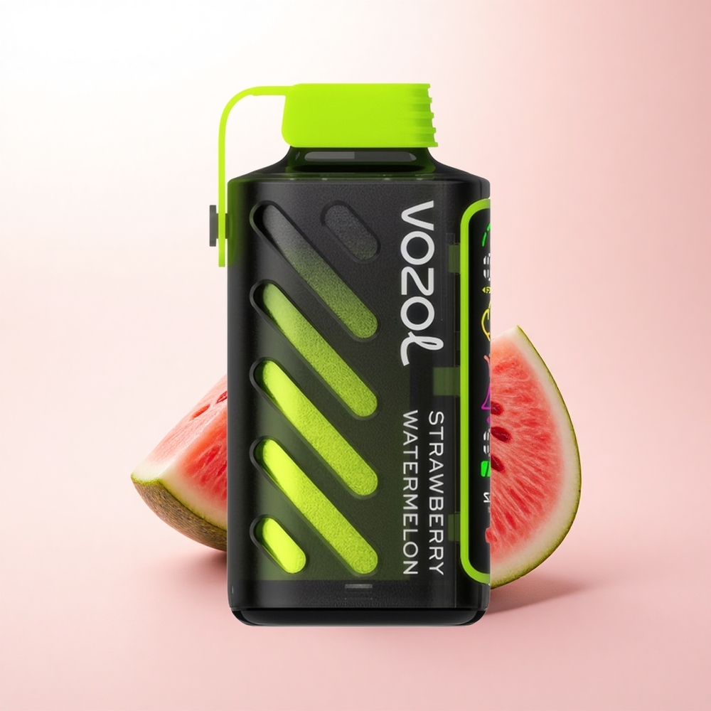 VOZOL Gear Power 20000 Puffs Strawberry Watermelon Dual Mesh 20mL 5% Nicotine