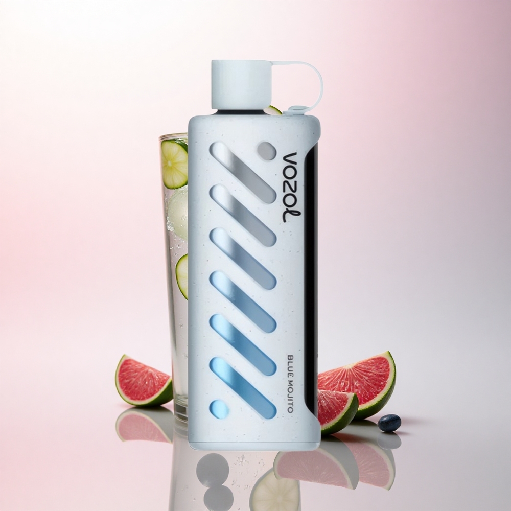 VOZOL Gear Shisha 25000 Puffs Blue Mojito Dual Mesh 1000mAh 5mg Nicotine