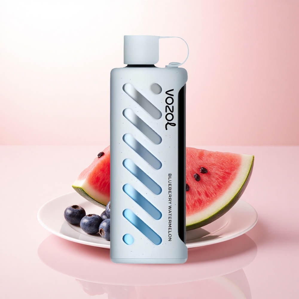VOZOL Gear Shisha 25000 Puffs Blueberry Watermelon Dual Mesh 1000mAh 5mg Nicotine