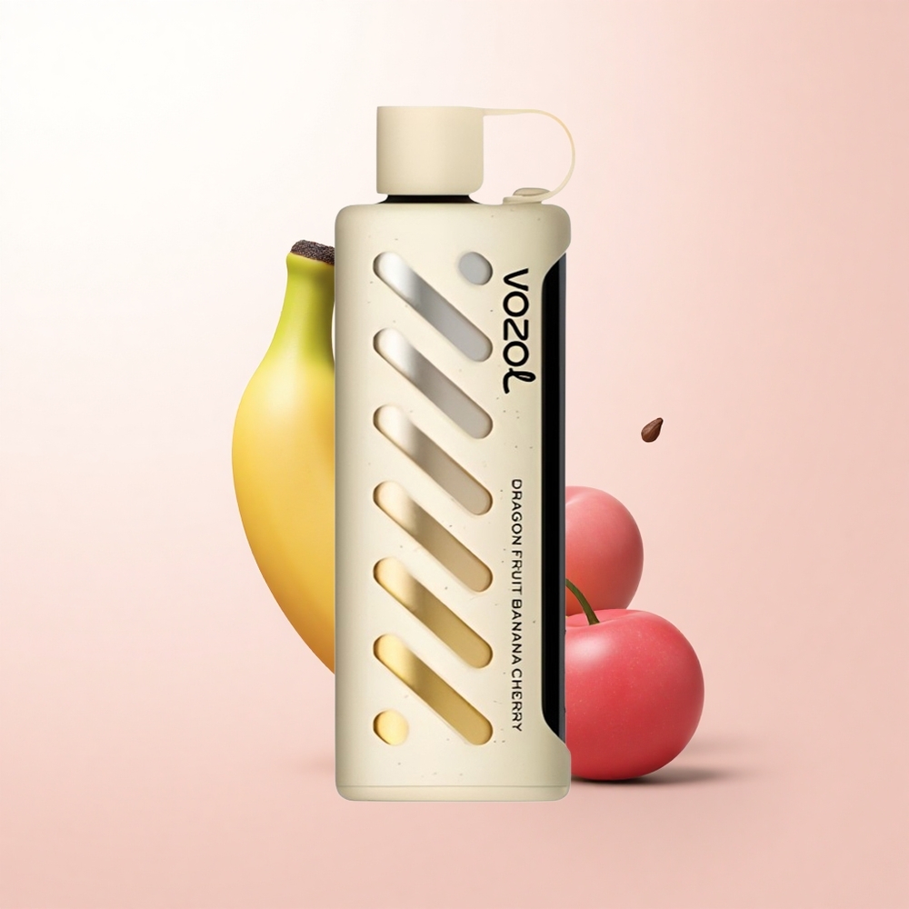 VOZOL Gear Shisha 25000 Puffs Dragon Fruit Banana Cherry Dual Mesh 5mg/ml Nicotine 1000mAh