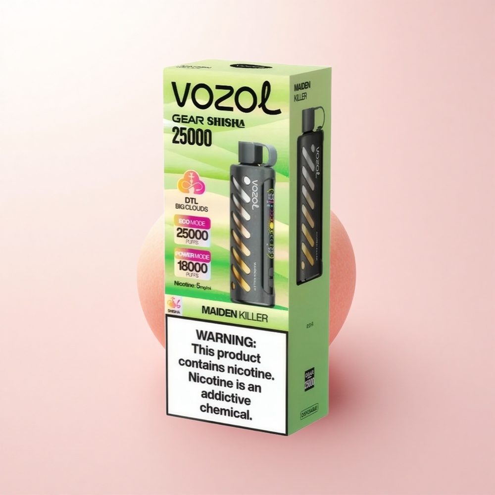VOZOL Gear Shisha 25000 Puffs Maiden Killer 1000mAh Dual Mesh S.i.L.C Tech