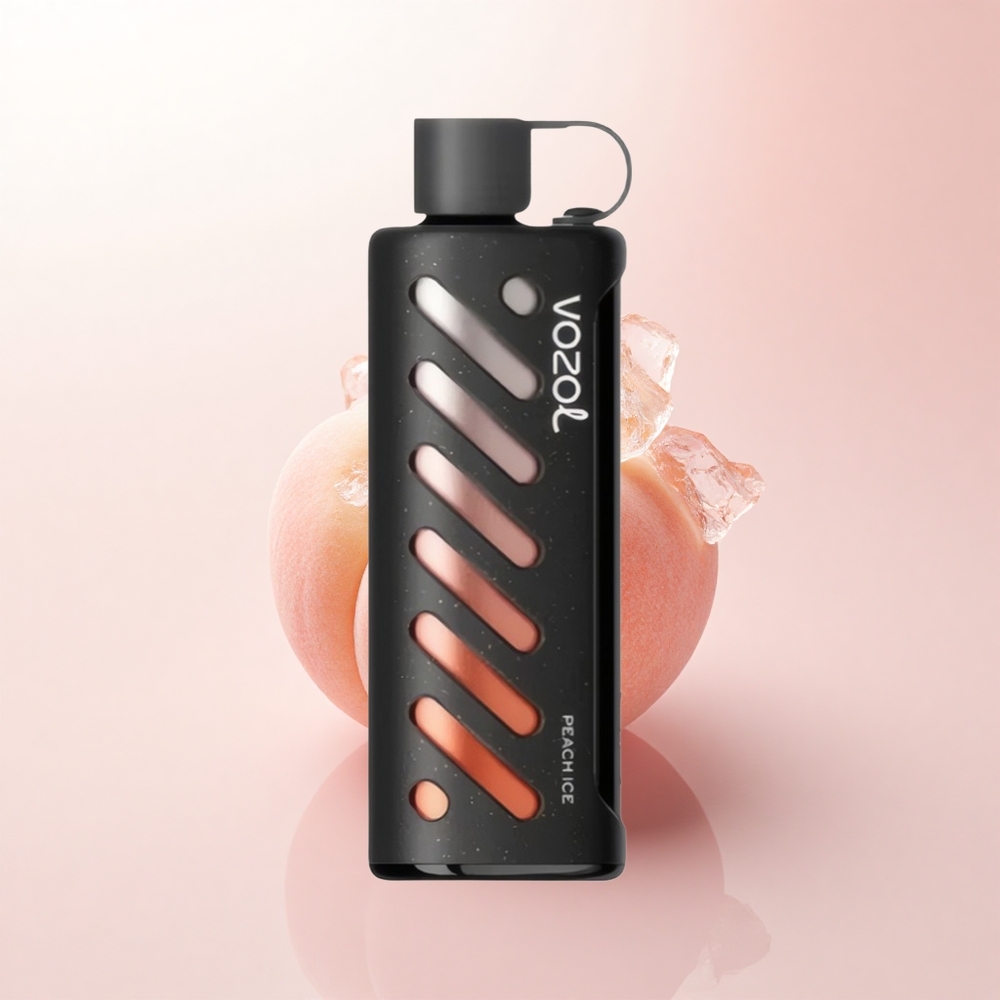 VOZOL Gear Shisha 25000 Puffs Peach Ice with Dual Mesh and 1000mAh