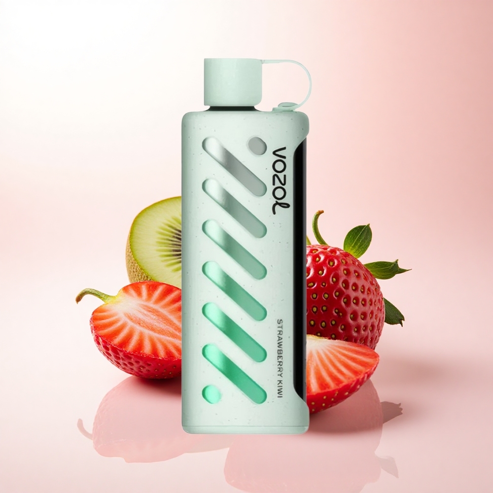 VOZOL Gear Shisha 25000 Puffs Strawberry Kiwi 1000mAh Dual Mesh