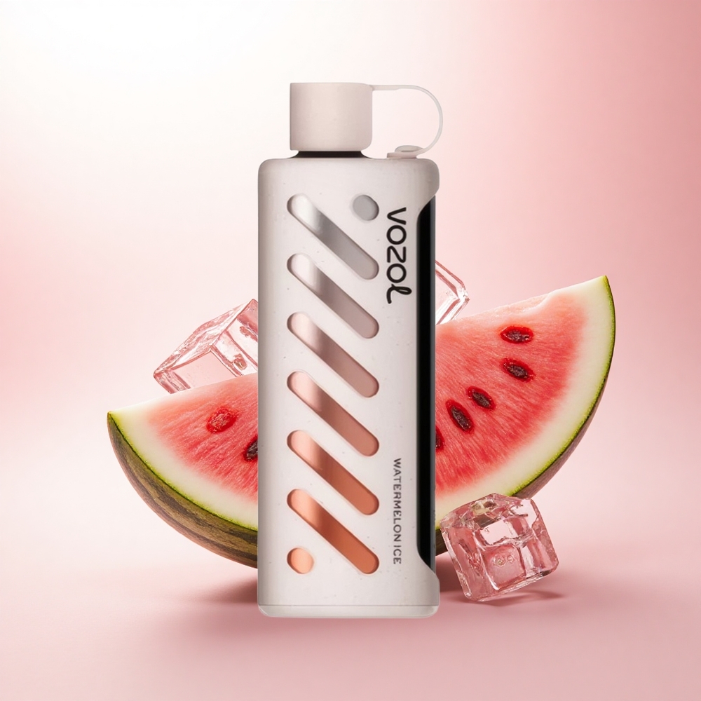 VOZOL Gear Shisha 25000 Puffs Watermelon Ice Dual Mesh 5mg Nicotine 1000mAh