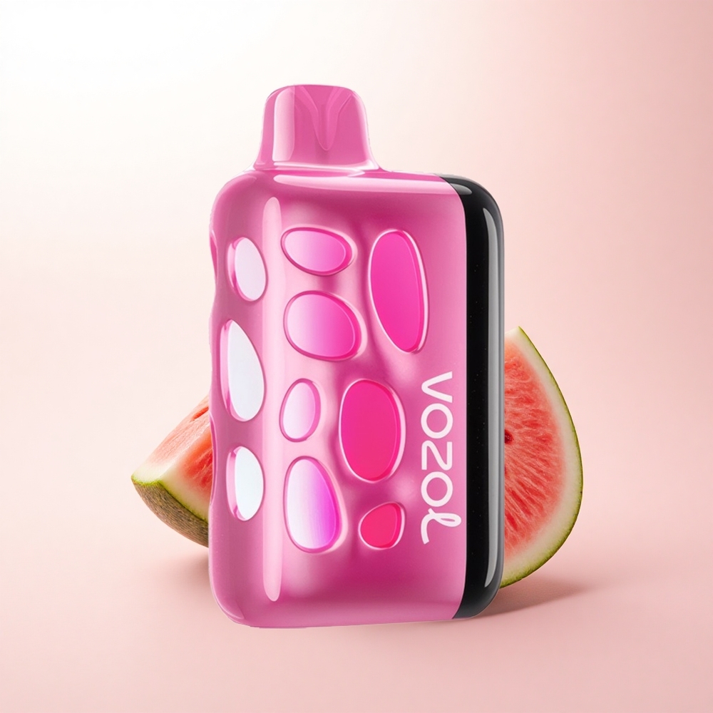 VOZOL RAVE 40000 Puffs Strawberry Watermelon Glow 1000mAh Beat-Synced