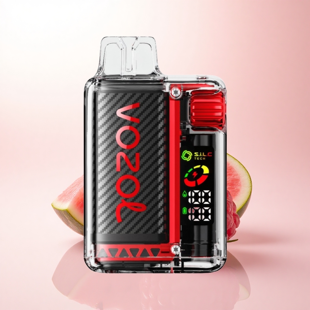 VOZOL Vista 20000 Puffs Raspberry Watermelon 2% Nicotine 650mAh OLED